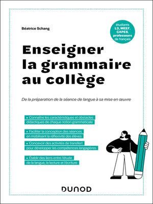 cover image of Enseigner la grammaire au collège